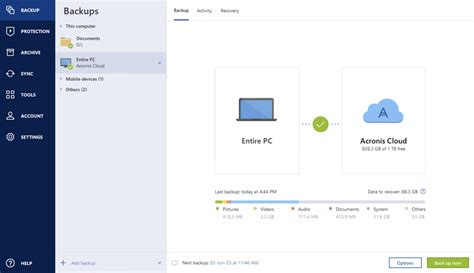 acronis cyber protect clone disk